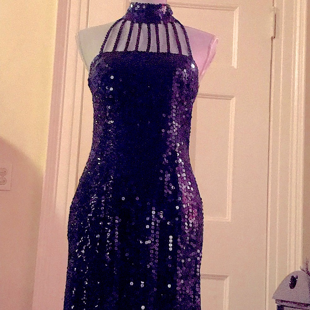 Vintage sequin cocktail dress